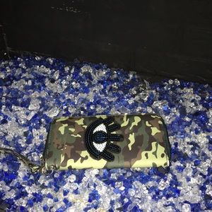 “CLAIRE’S “Camouflage Wristlet Wallet”